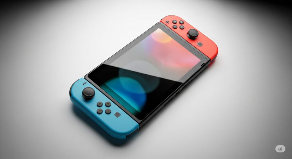 【Nintendoスイッチ2 予約】青と赤のコントローラーが付いたゲーム機本体