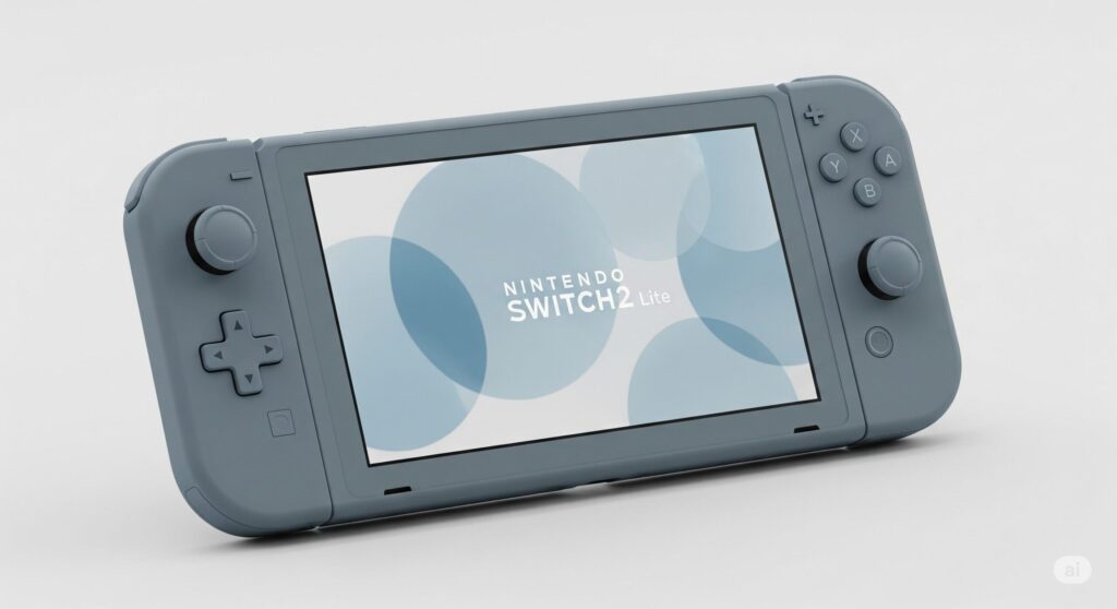 【スイッチ2 ライト】グレーの携帯ゲーム機本体